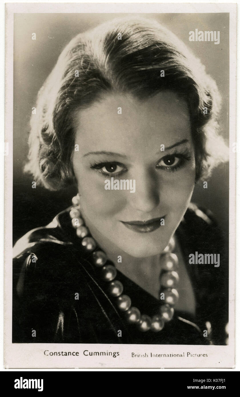 Constance Cummings (1910 2005) (Constance Halverstadt)  American actress of stage and screen      Date: Stock Photo