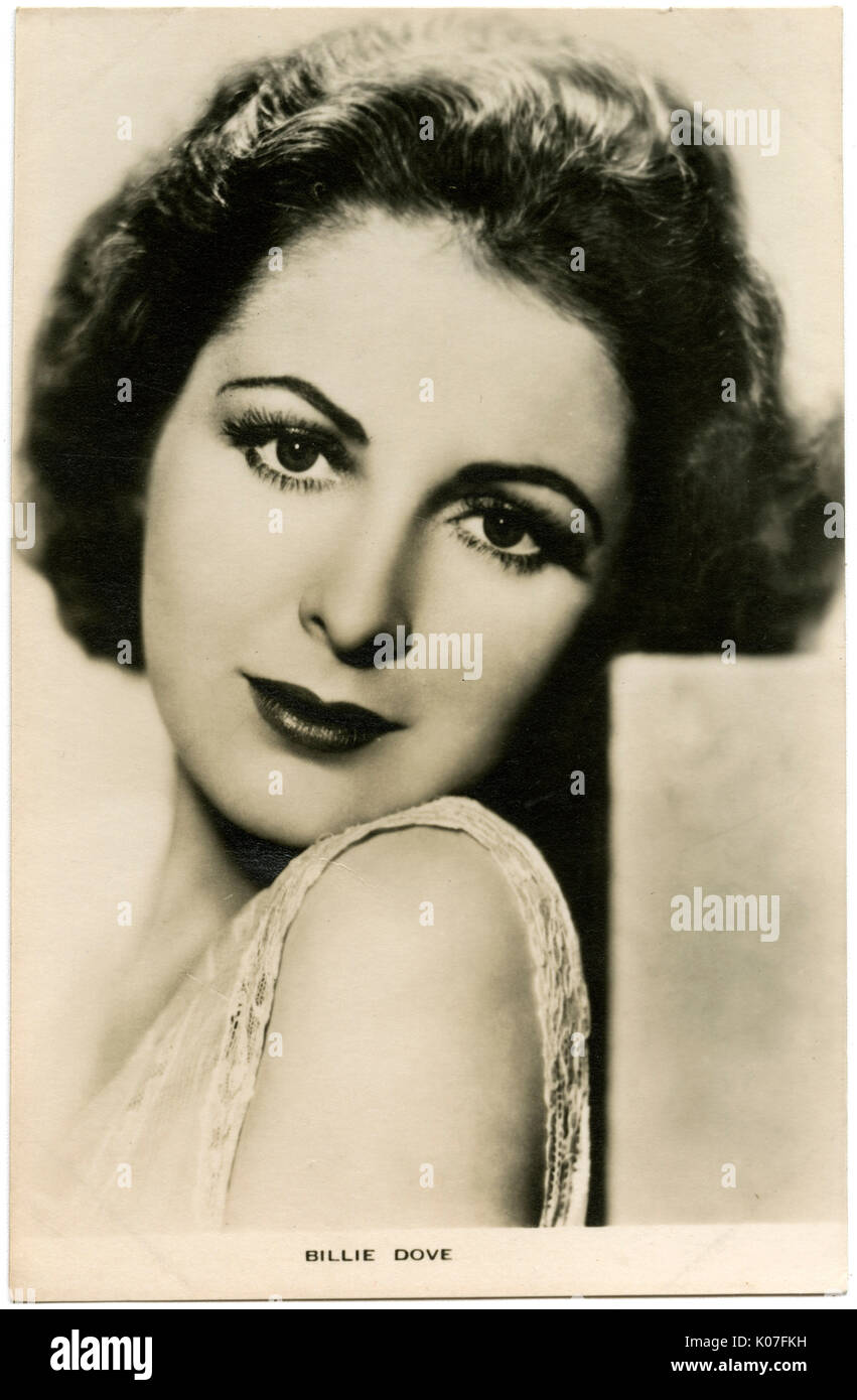 Billie Dove (Lilian Bohny) (1903  1997), American actress,  mainly in silent films      Date: Stock Photo