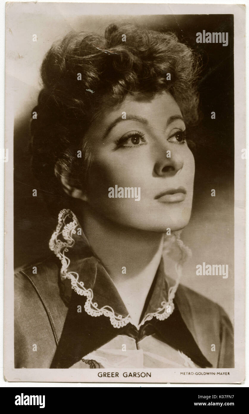 Greer Garson (1904 - 1996) Anglo-Irish actress in  British and American films       Date: Stock Photo