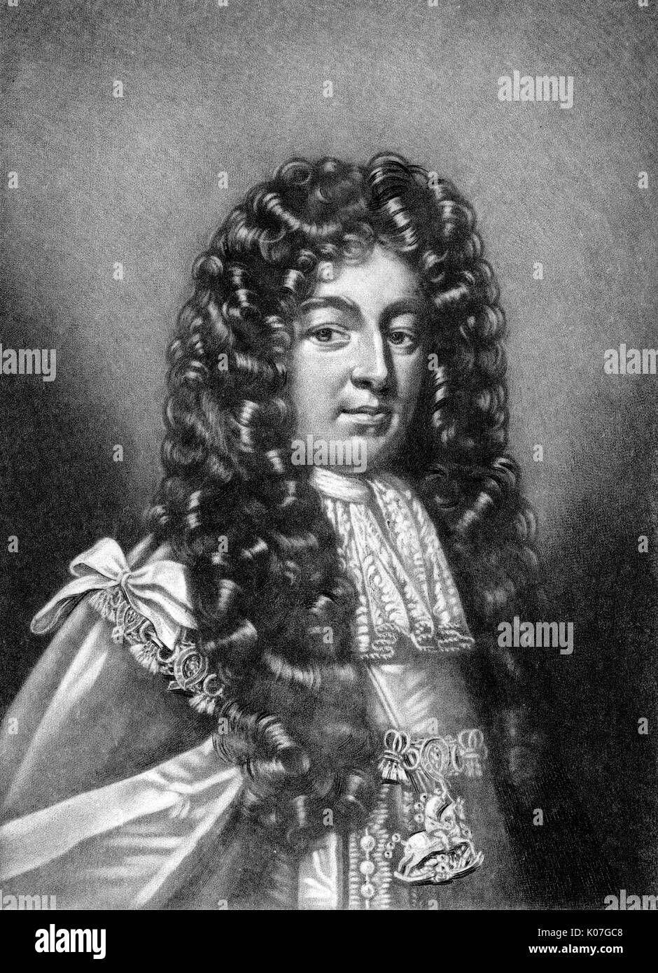 Charles Seymour (1662 - 1748), sixth duke of Somerset statesman       Date: Stock Photo