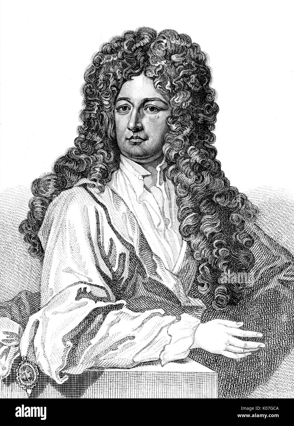 Charles Seymour (1662 - 1748), sixth duke of Somerset statesman       Date: Stock Photo