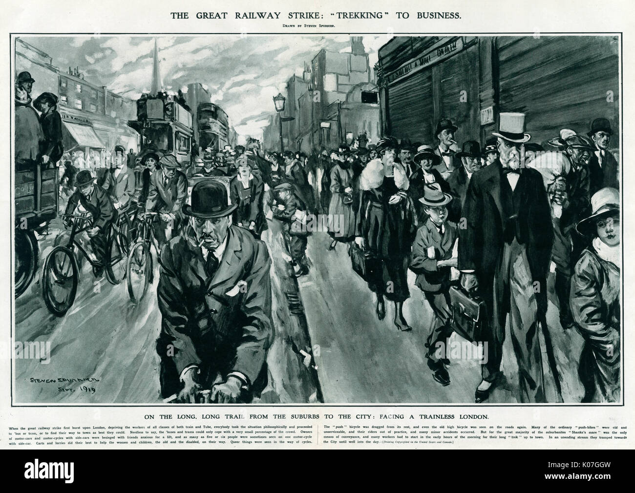 Great railway strike 1919 hi-res stock photography and images - Alamy