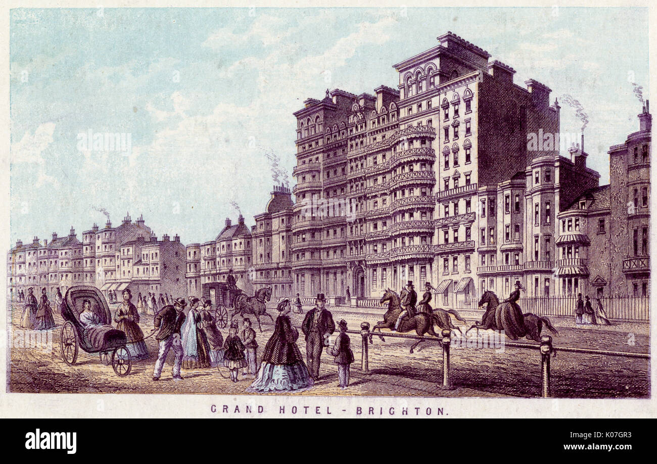 GRAND HOTEL BRIGHTON Stock Photo