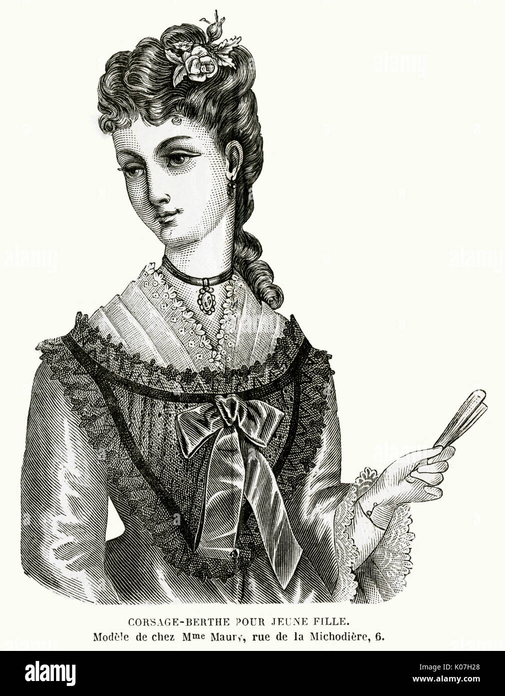 Victorian women 1875 Stock Photo