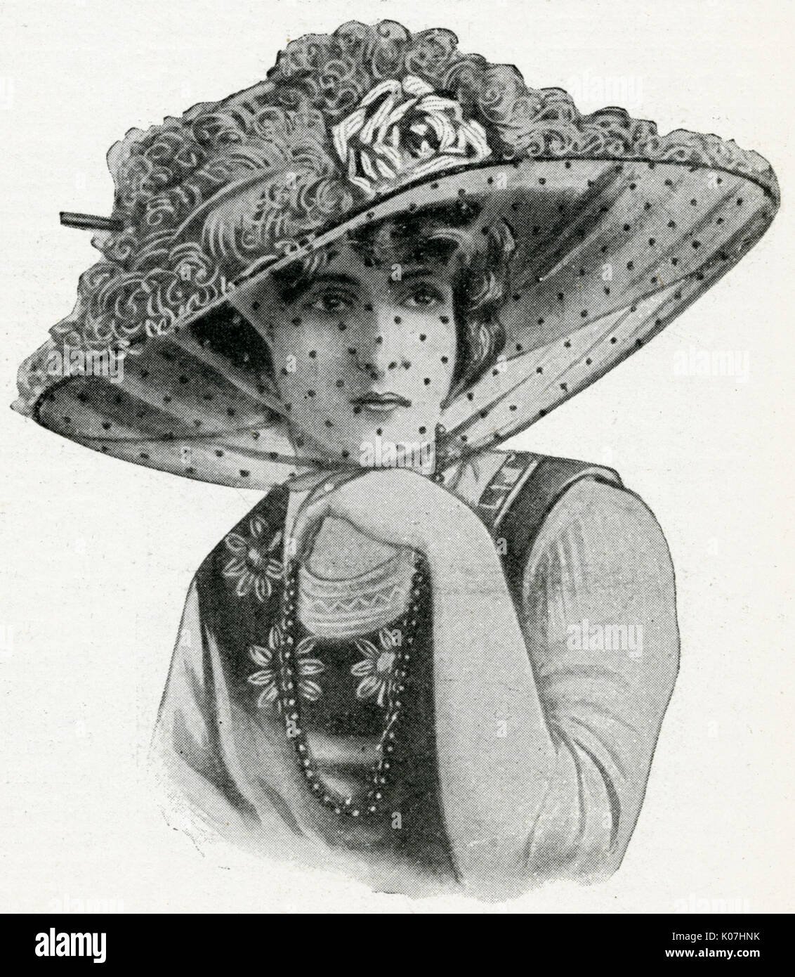 Women's fashion 1912 Stock Photo