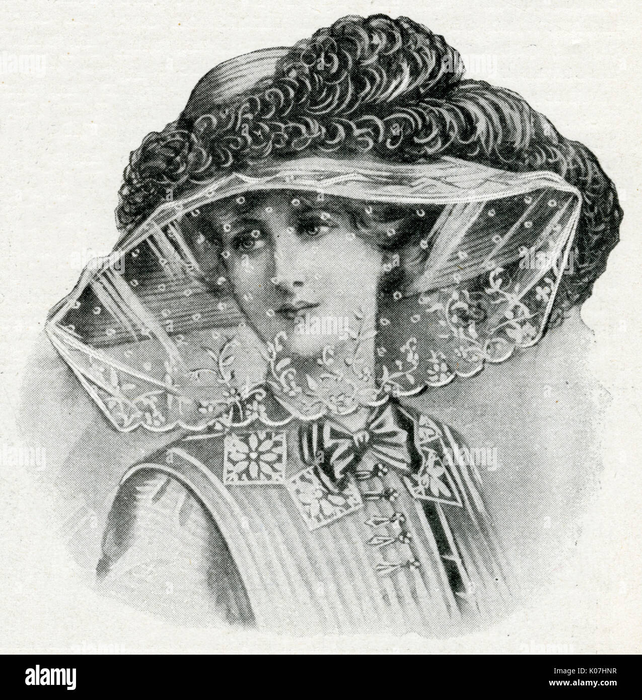 Tall hat and veil High Resolution Stock 