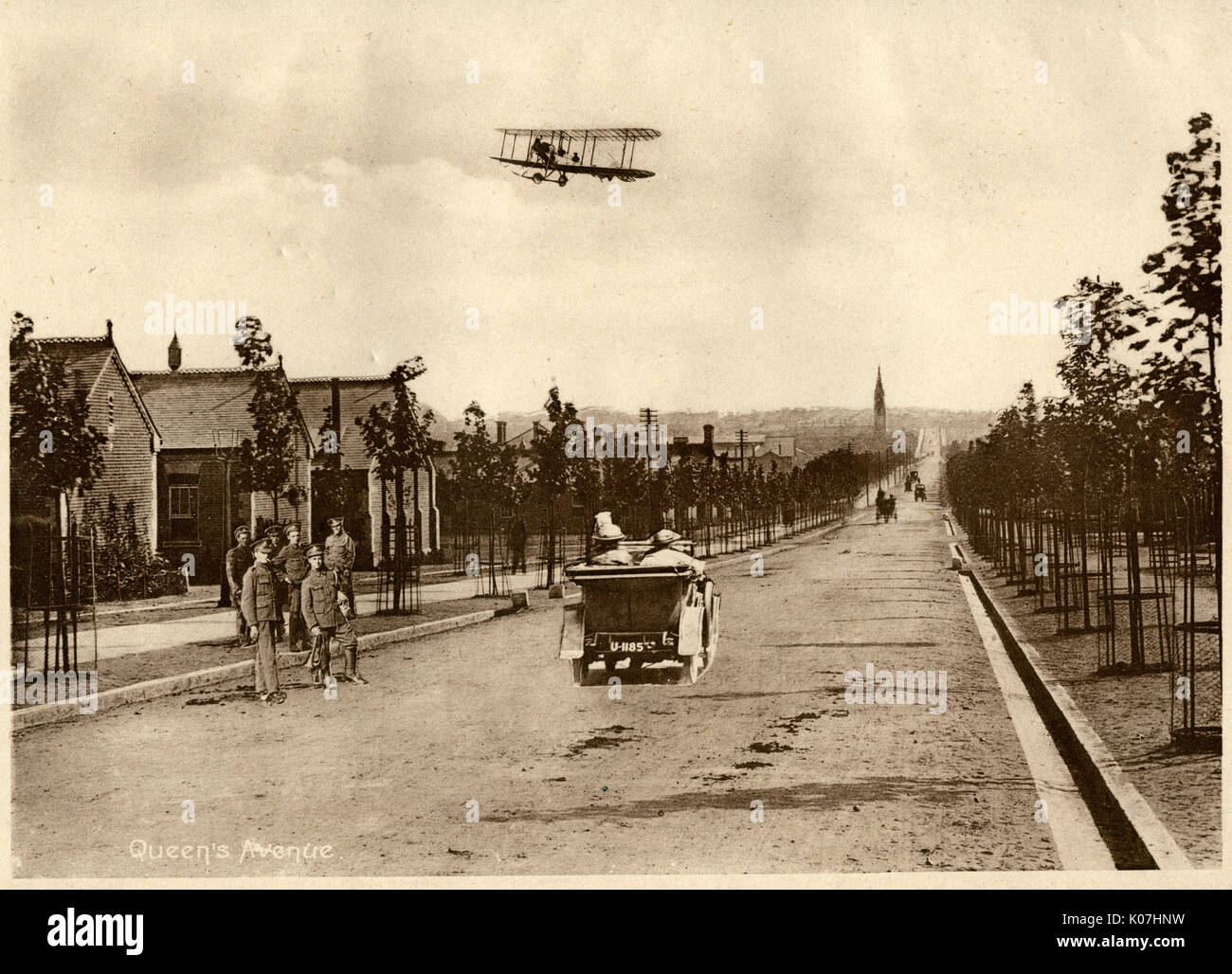 Aldershot, Hampshire, Queen's Avenue. Date circa 1914 Stock Photo Alamy