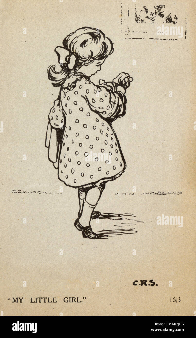 spotty dress girl
