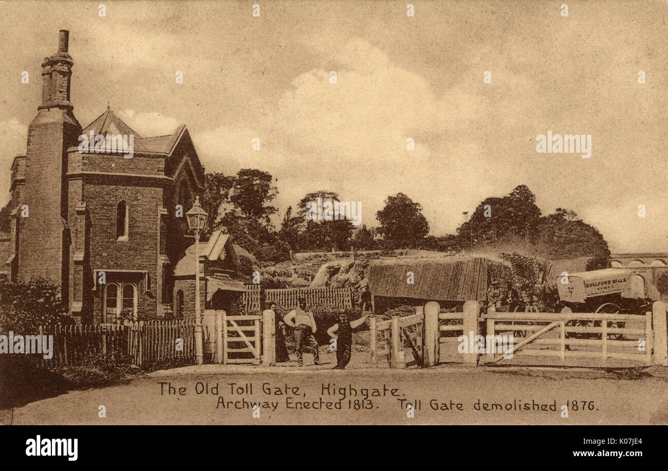 The Old Toll Gate, Highgate Stock Photo