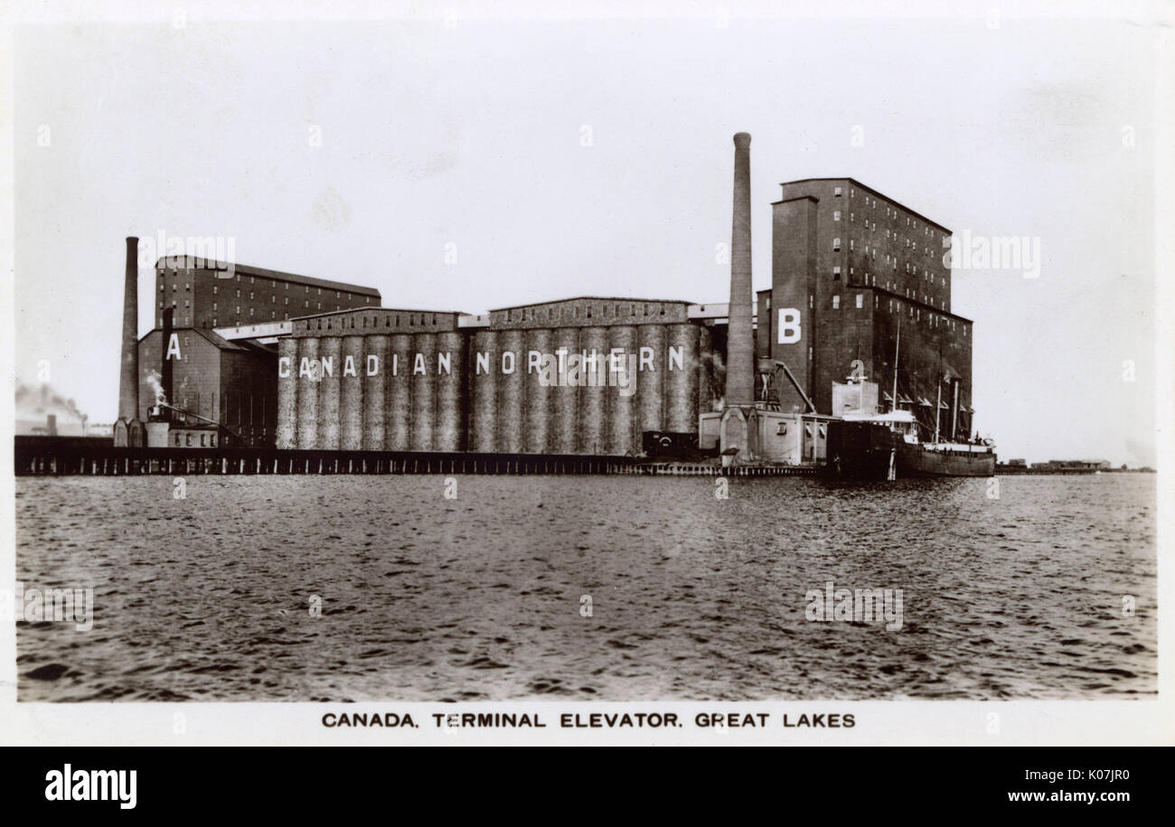 Canada Great Lakes Terminal Grain Elevator Stock Photo Alamy