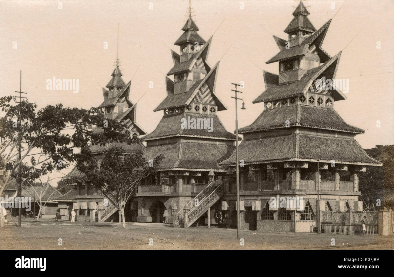 Batak Architecture - Sumatra, Indonesia Stock Photo - Alamy
