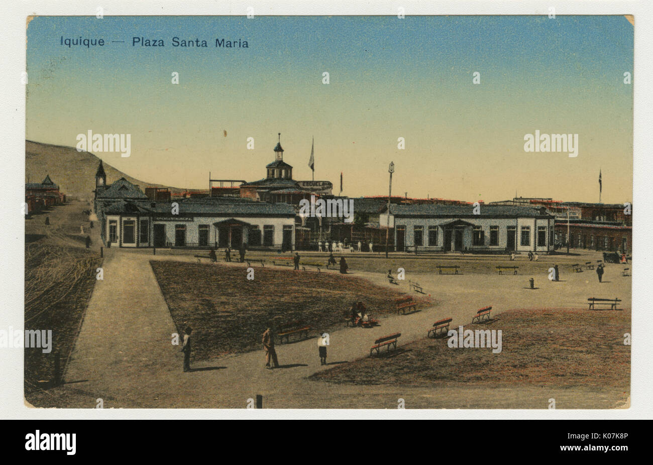 Plaza Santa Maria, Iquique, Tarapaca, Chile, South America Stock Photo