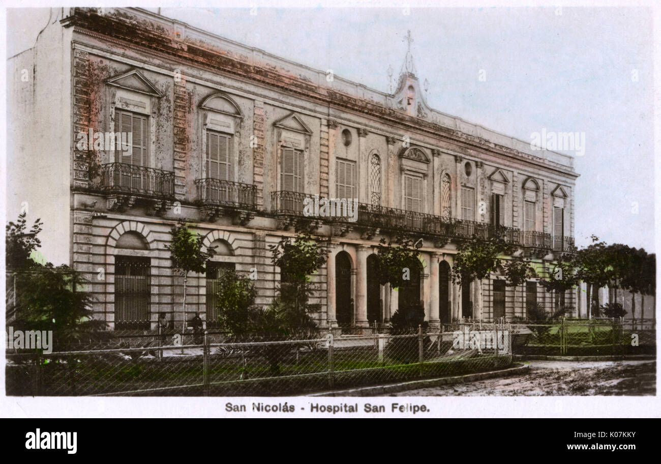 Hospital San Felipe, San Nicolas, Argentina, South America Stock Photo