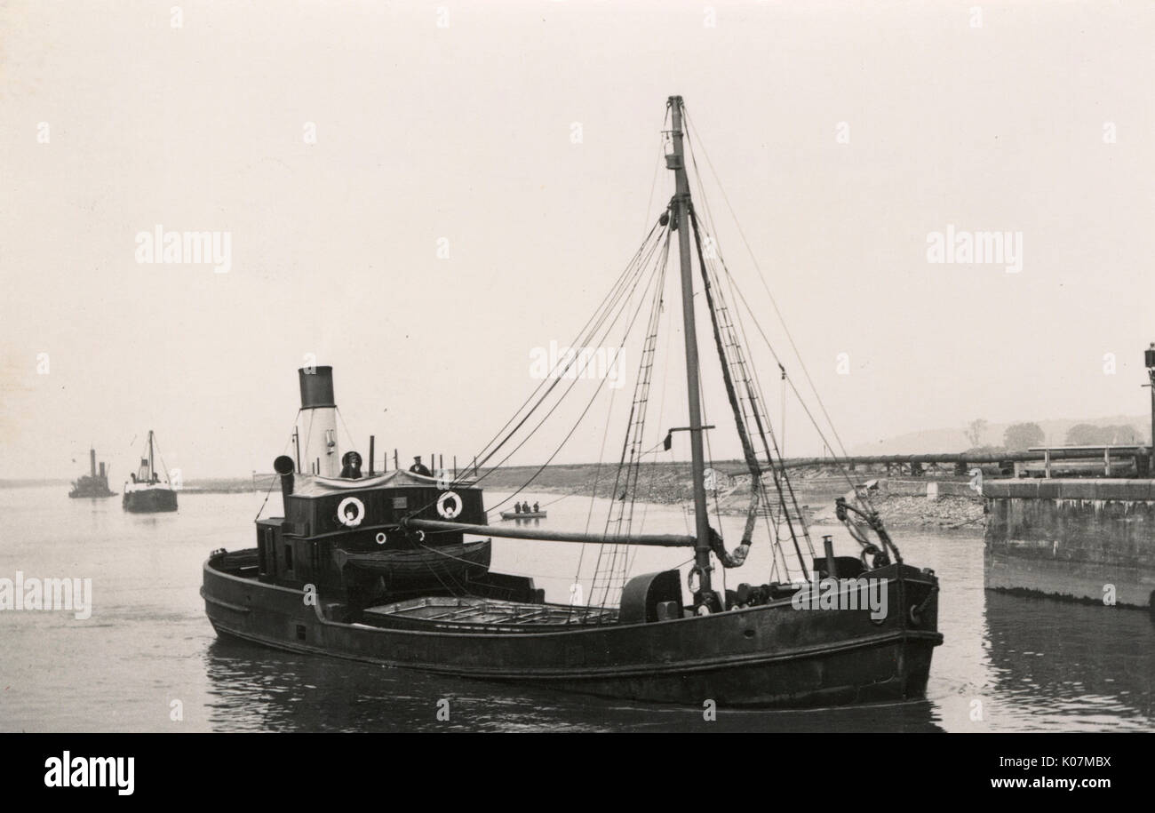 A Puffer - the 'Adherance' (1914) - Jas. Cooper, Widnes Stock Photo