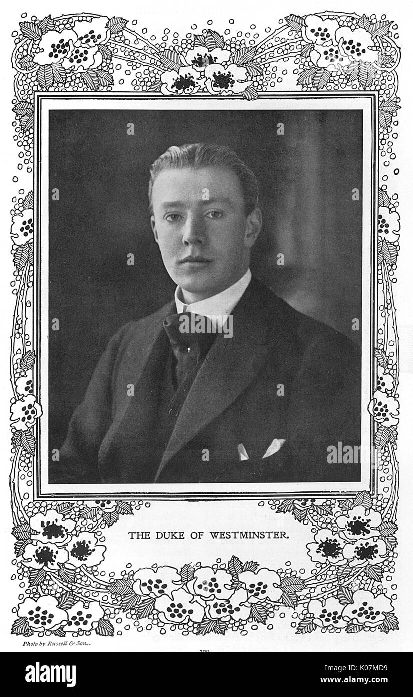 Duke Of Westminster Hugh Grosvenor High Resolution Stock Photography