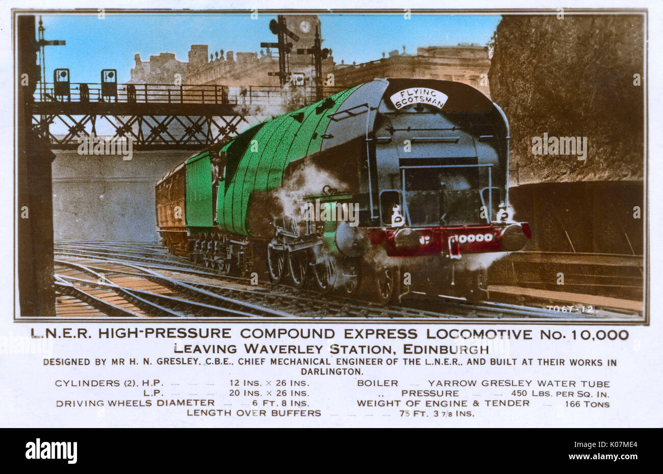 Flying Scotsman LNER Highpressure Compound Express No