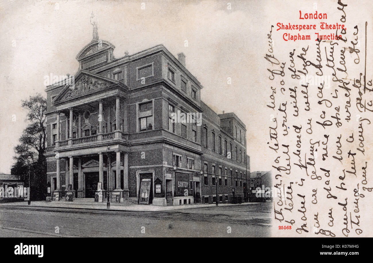 London Clapham Junction The Shakespeare Theatre Stock Photo Alamy