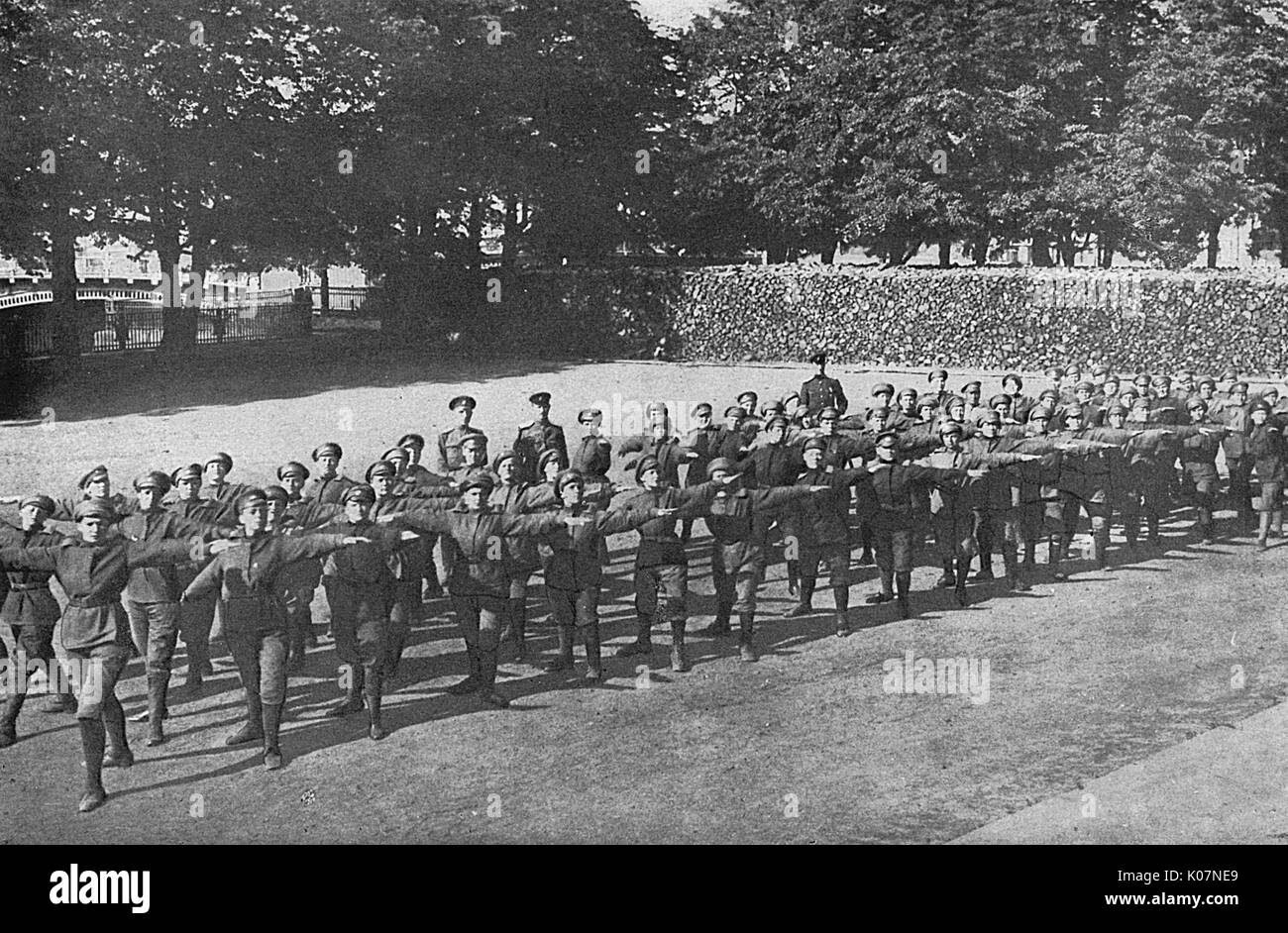 Women's Battalion of Death, Russia, WW1 Stock Photo