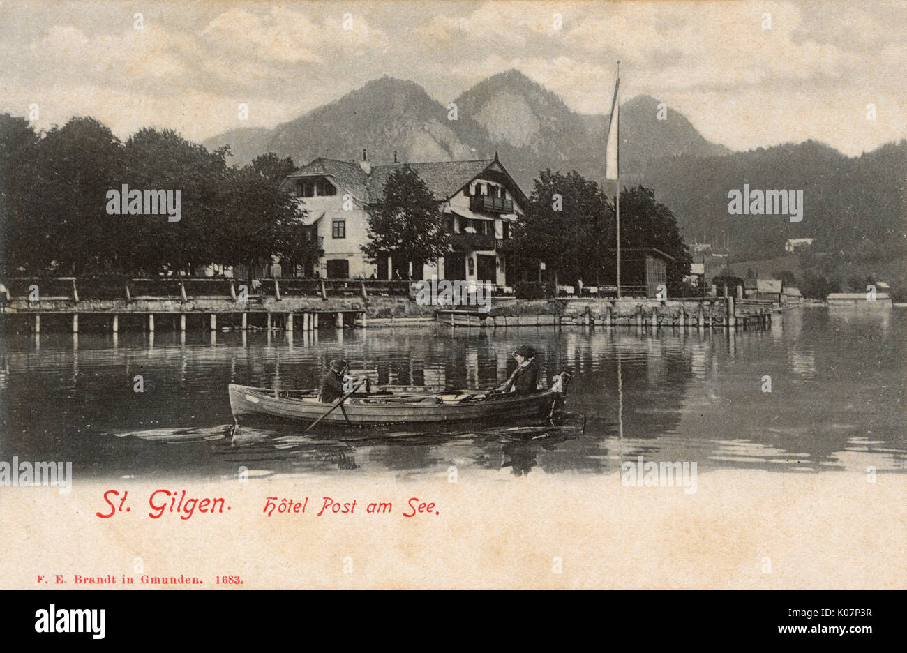 Hotel Post am See, St Gilgen, Salzburg, Austria Stock Photo - Alamy