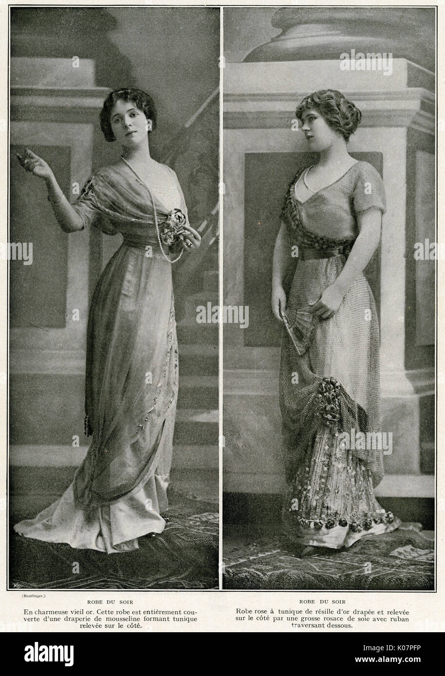 Evening gowns 1910 Stock Photo - Alamy