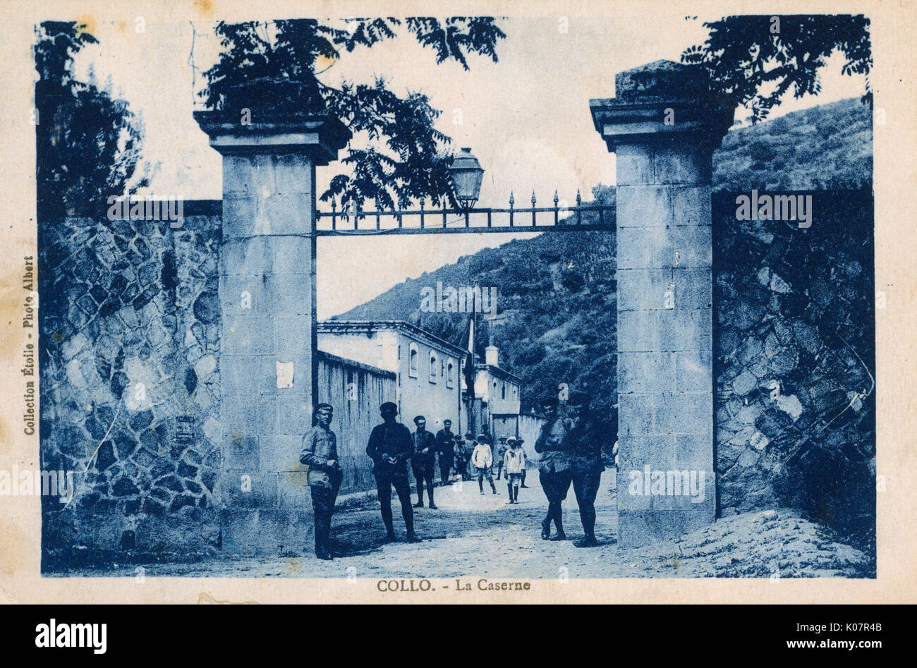 Barracks in Collo, Algeria, North Africa Stock Photo