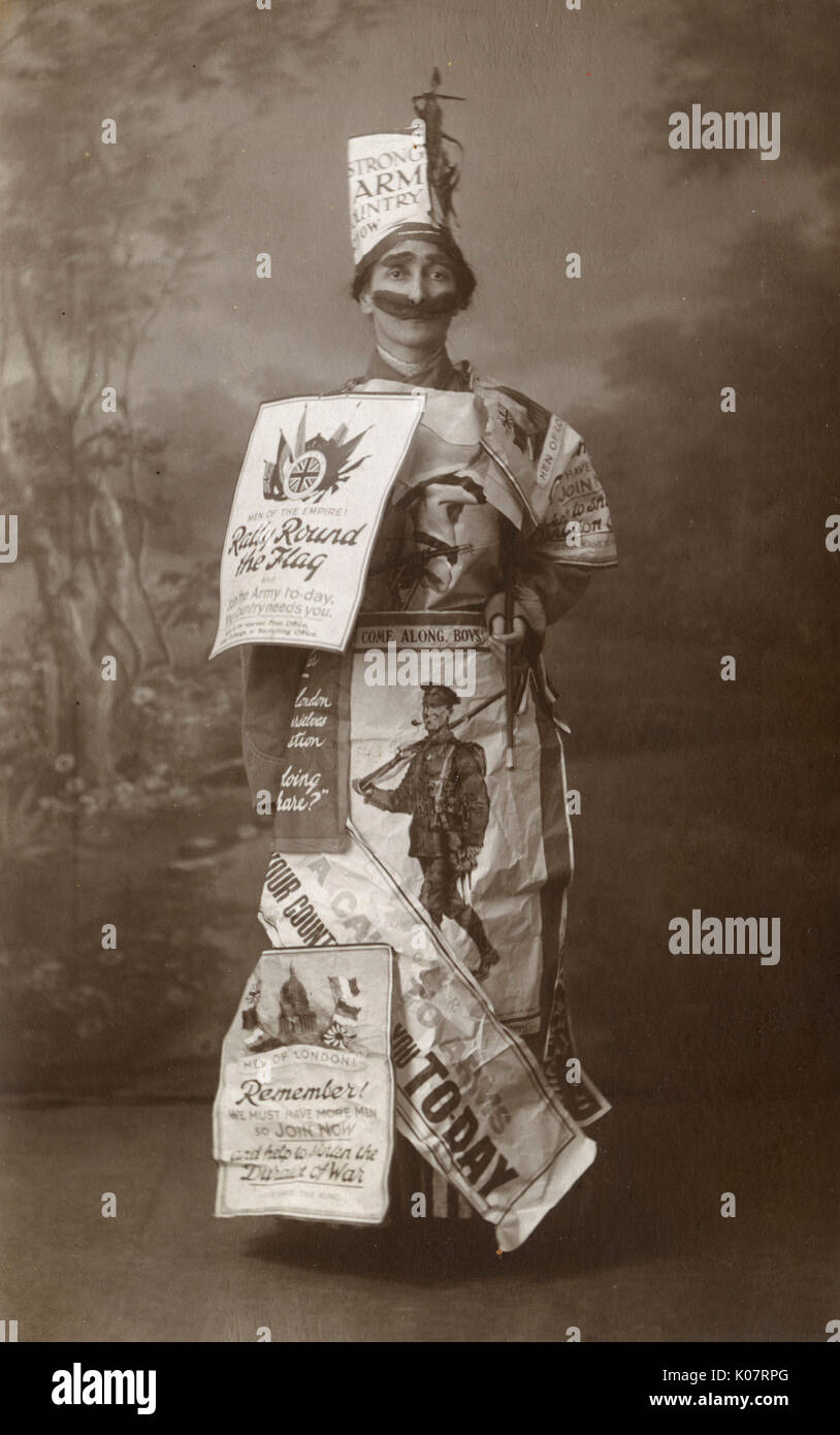 WW1 - Patriotic Fancy Dress Stock Photo