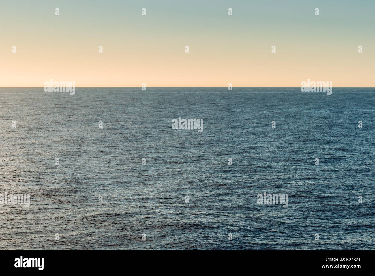 Sea, ocean surface, horizon, North Sea Stock Photo