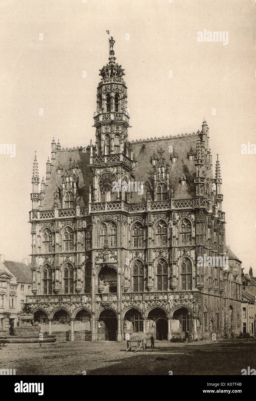 Town Hall, Audenarde (Oudenaarde), Belgium Stock Photo