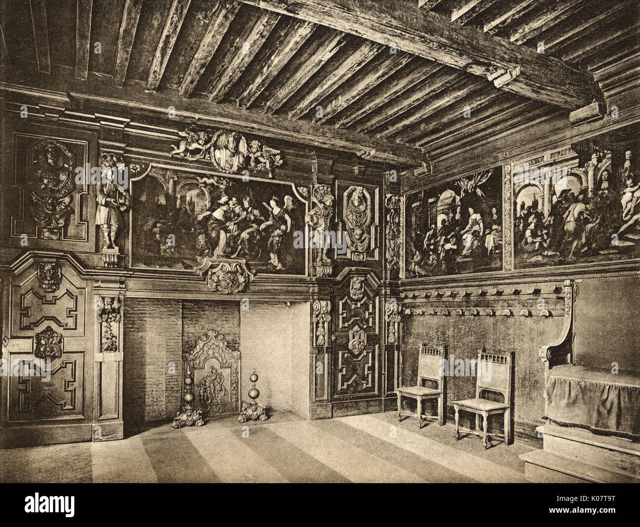 17th Century Fireplace Stock Photos 17th Century Fireplace Stock