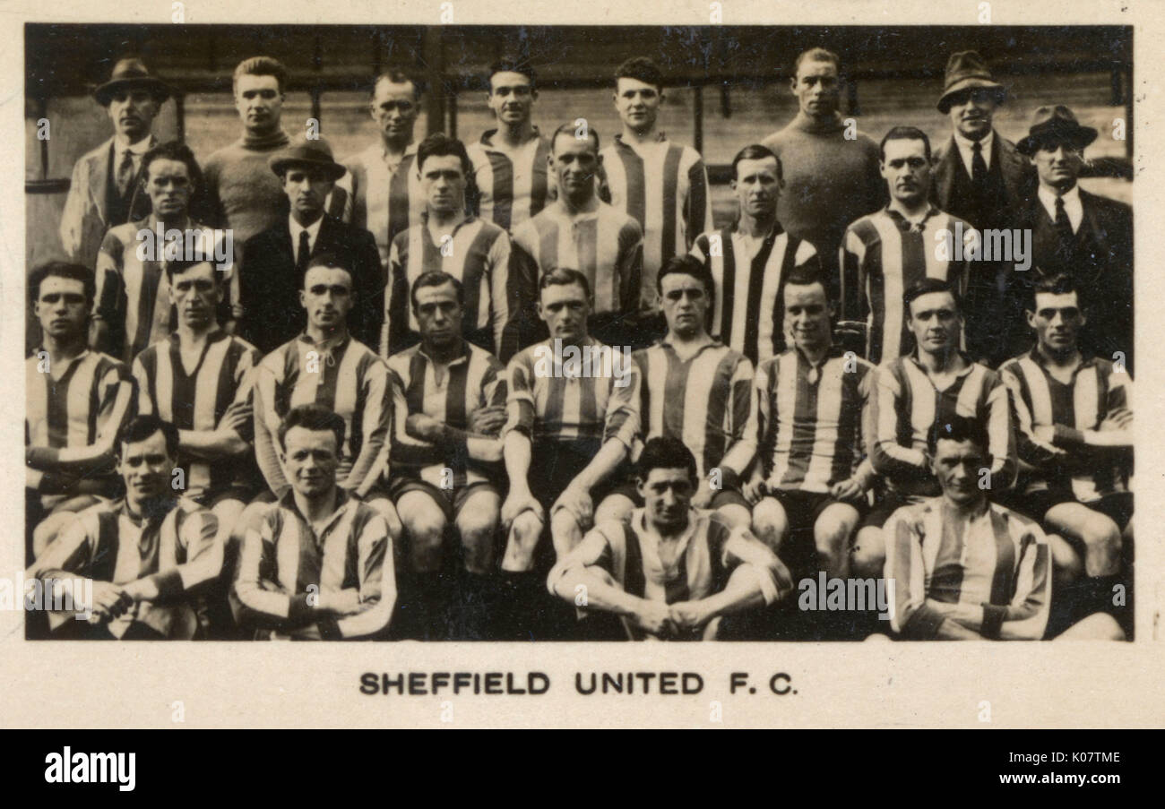 Sheffield United FC football team c 1922-23 Stock Photo