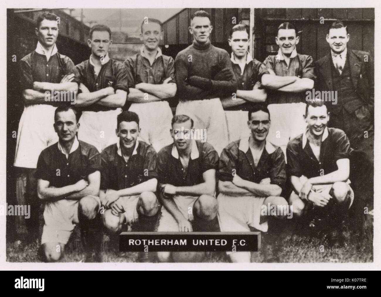 Rotherham United FC football team 1934-1935 Stock Photo