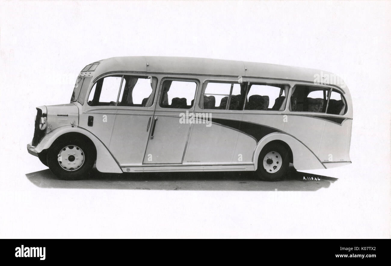 Stylish late1930s Bedford coach - custom body work Stock Photo