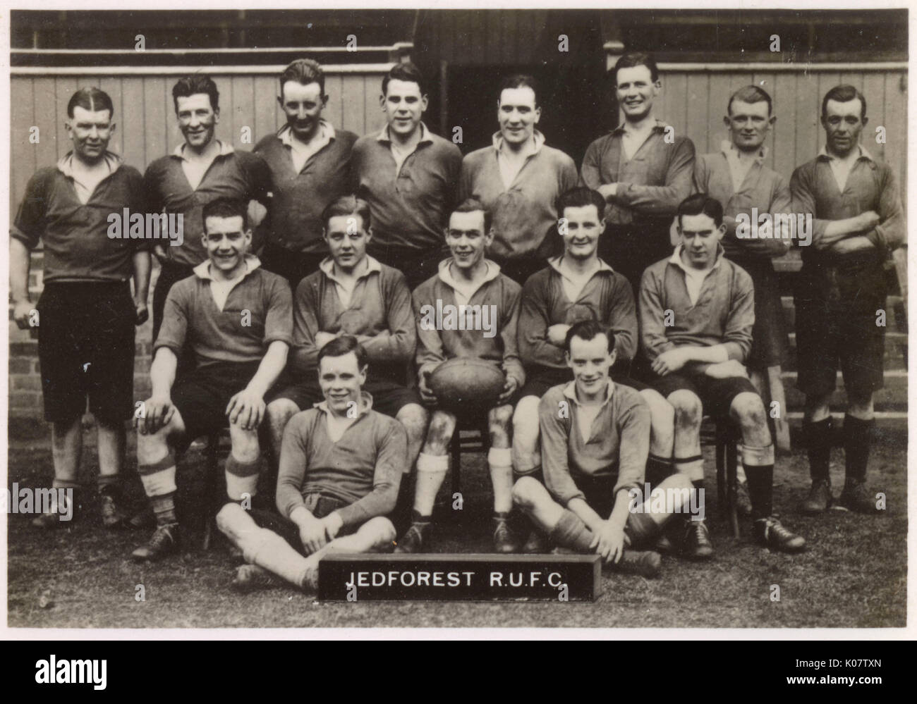 Jedforest RUFC rugby team 1934-1935 Stock Photo