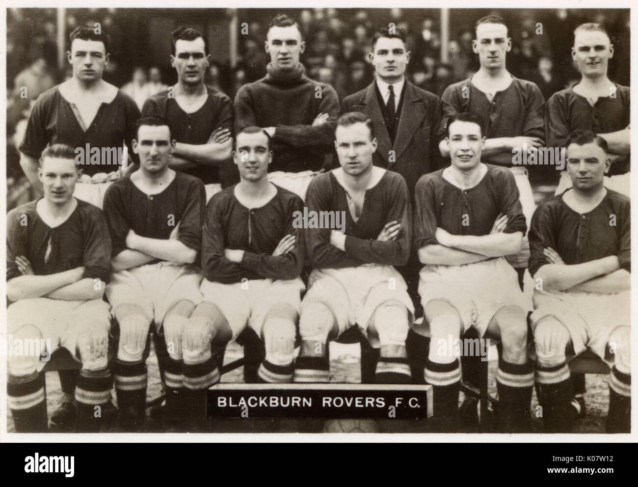 Blackburn Rovers FC football team 1936 Stock Photo