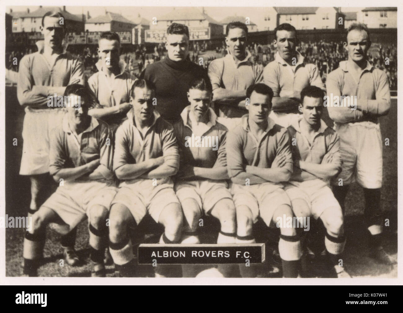 Albion Rovers FC football team 1936 Stock Photo