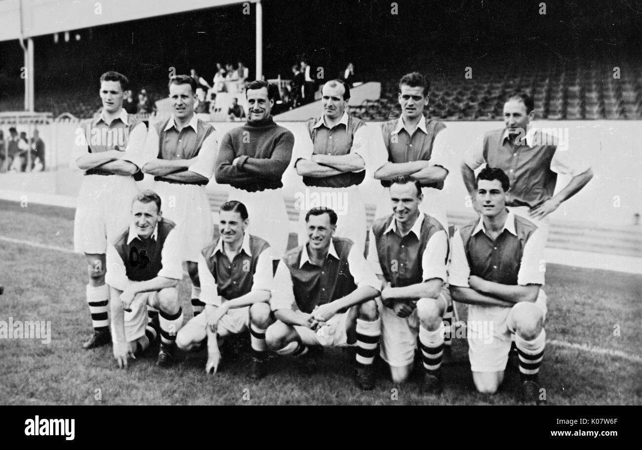 Arsenal Football Club team 1929-1930 Stock Photo