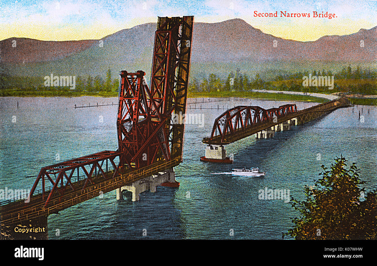 Vancouver, British Columbia, Canada The Second Narrows Bridge a