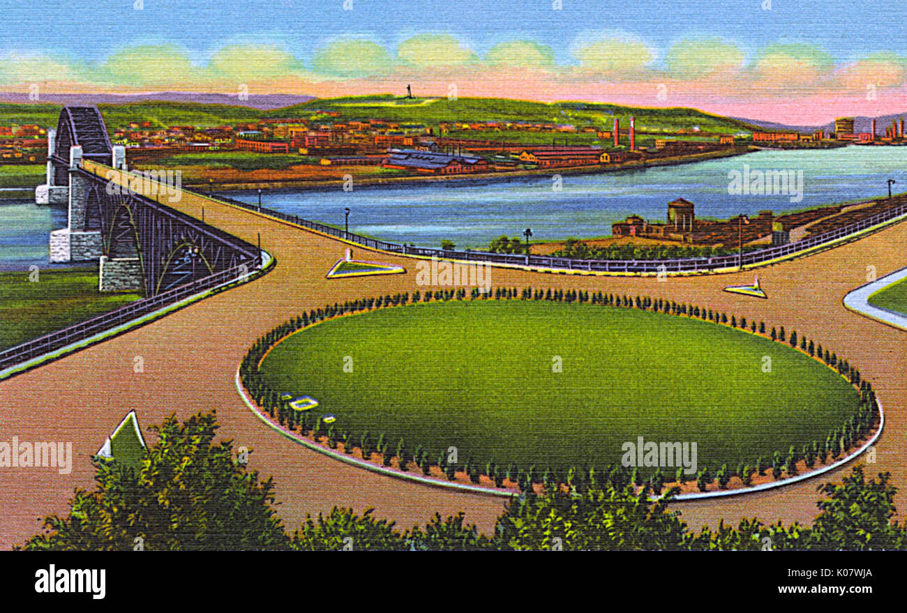 Pittsburgh, Pennsylvania, USA McKees Rocks Bridge Stock Photo Alamy