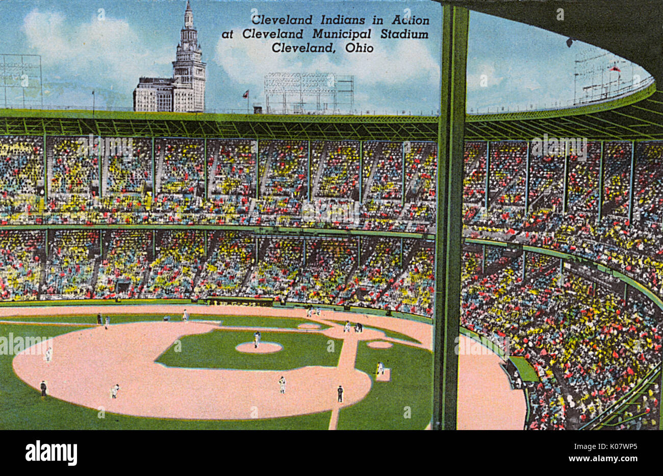 Cleveland, Ohio, USA - Municipal Stadium Stock Photo