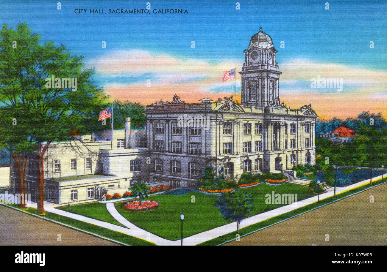 Sacramento, California, USA City Hall Stock Photo Alamy