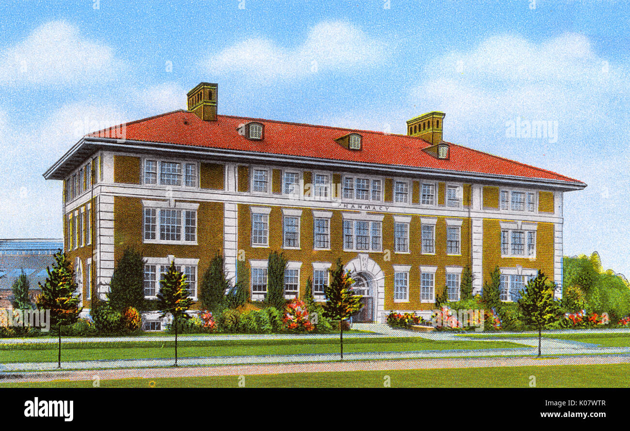 Purdue University, Lafayette, Indiana, USA - Pharmacy Building.     Date: circa early 1930s Stock Photo