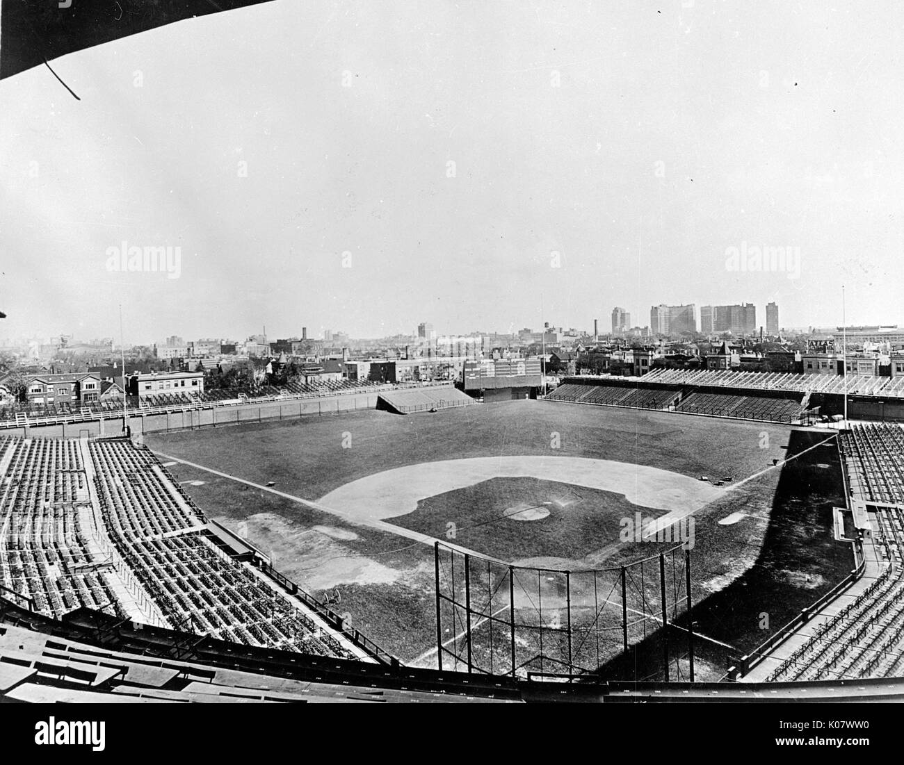 Chicago Cubs (Wrigley Field) stadium, Chicago, USA Stock Photo