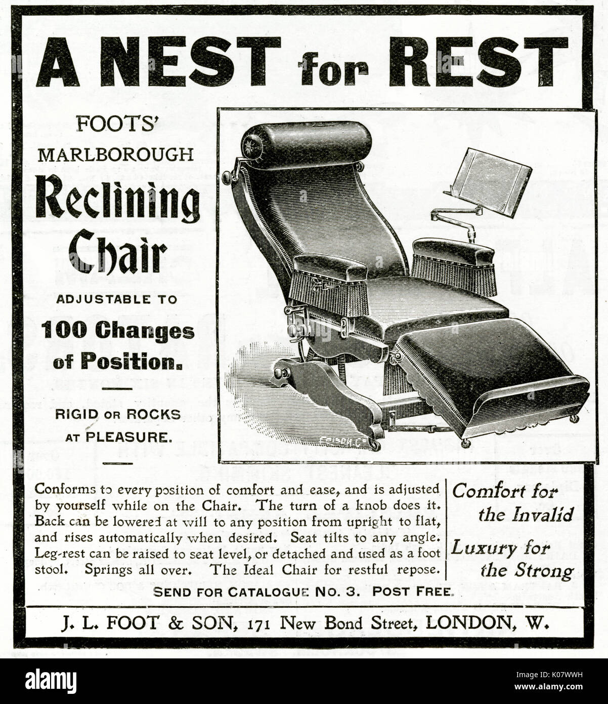 Comfortable Reclining Chair Can Be Lowered And Moved In Any