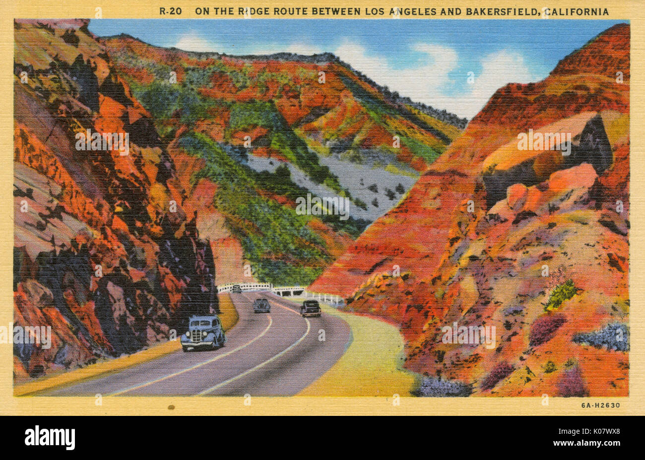 Ridge Route between Los Angeles and Bakersfield, USA Stock Photo Alamy