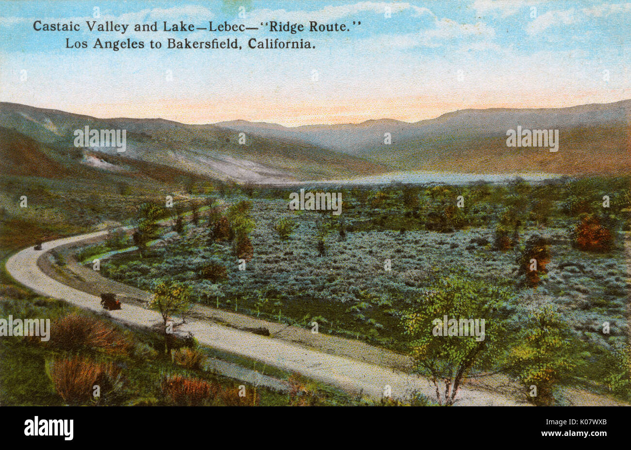 Ridge Route between Los Angeles and Bakersfield, USA Stock Photo Alamy