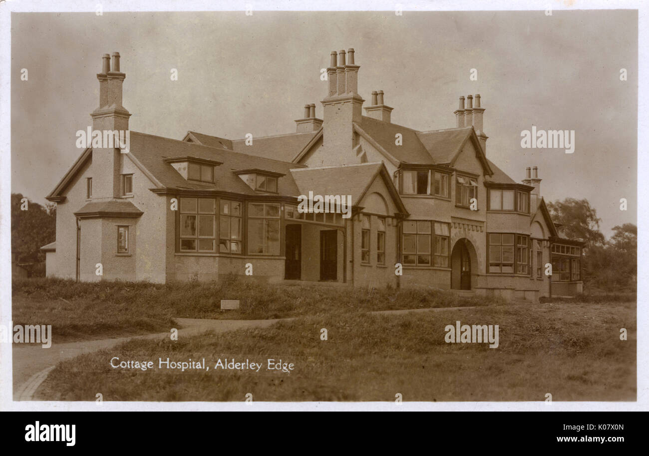 The Cottage Hospital Alderley Edge, Cheshire, England Stock Photo Alamy