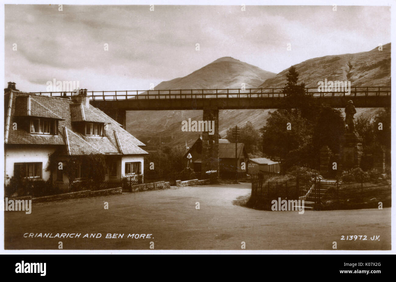 Crianlarich and Ben More, Perthshire, Scotland Stock Photo