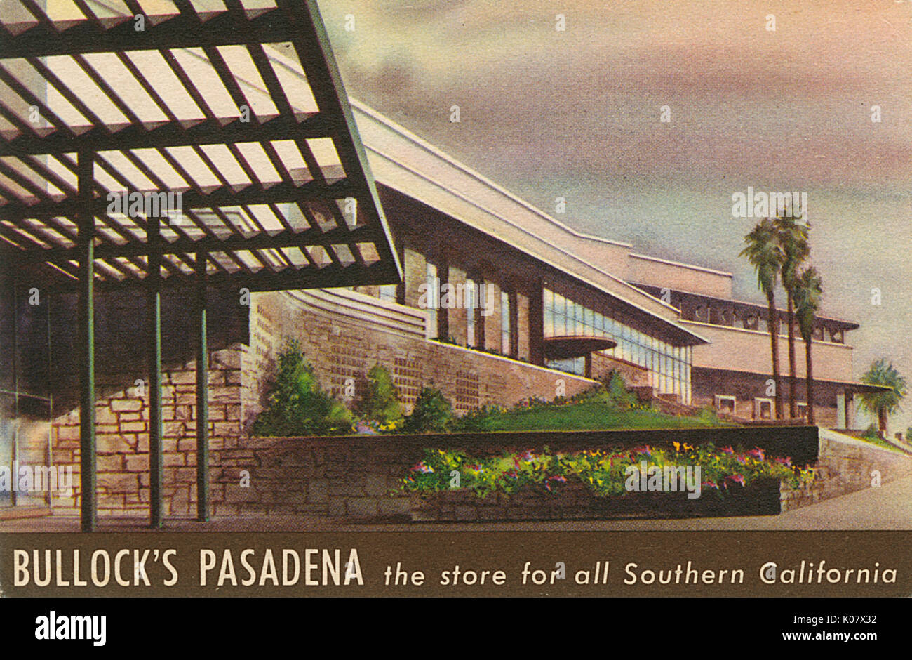 Bullock's department store, South Lake Avenue, Pasadena, Southern