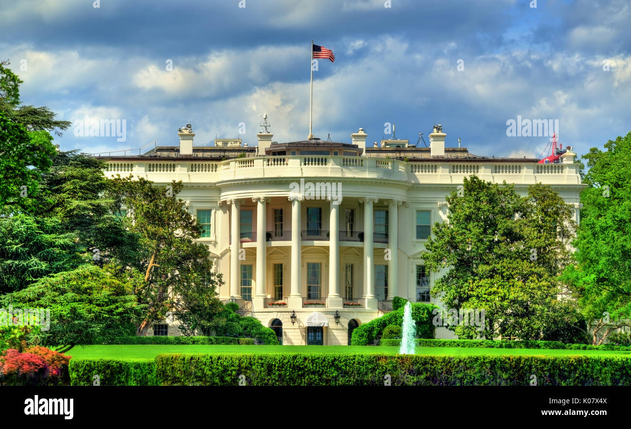 View Of Washington Dc With White House Stock Photos & View Of ...