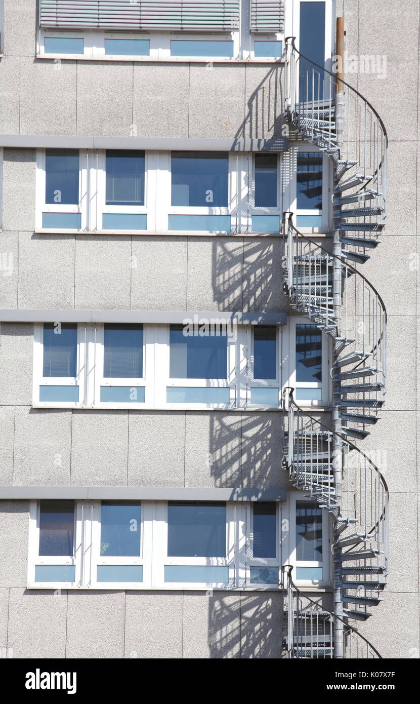 block-of-flats-modrn-house-with-staircase-stock-photo-alamy